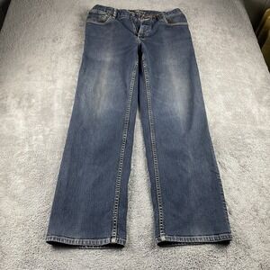 Indigo Palms Original Fit Straight Leg Jeans Mens 31x30 Blue Dark Wash Mid Rise